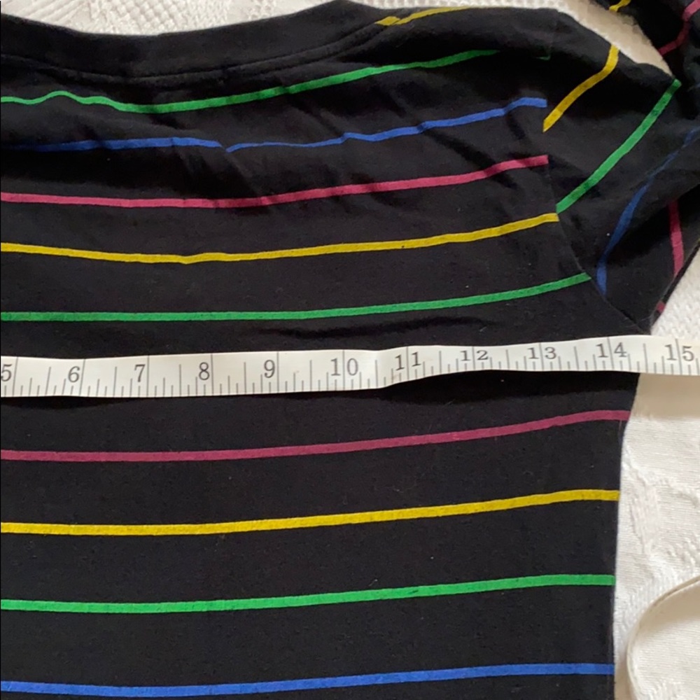 Forever 21 long sleeve knit black striped shirt - Picture 4 of 7